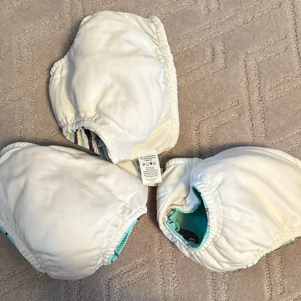 Shark Print Baby Swim Diaper Set